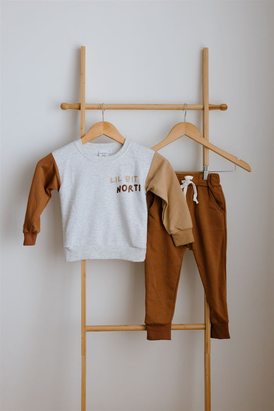 Drop Crotch Set Mocha